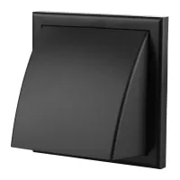 Ventilatieroosters zwart