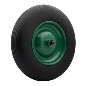Anti-puncture wheelbarrow wheel solid 4.80/4.00-8 PU metal rim