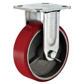 Heavy duty fixed castor 200 mm PU 400 kg - TARSUS