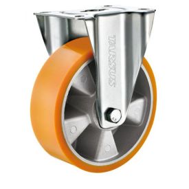 Heavy duty fixed castor 200 mm PU 800 kg - TARSUS