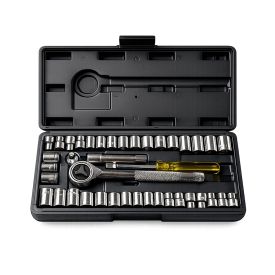 Socket box 40-piece 1/4"+3/8"