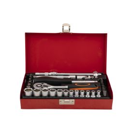 Socket box 1/4" 33-piece