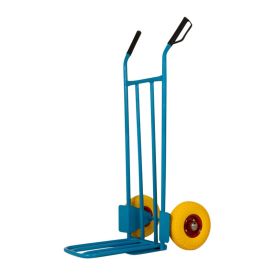 Hand truck 150 kg - anti-puncture wheels and flap
