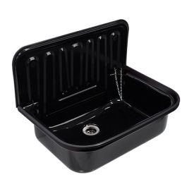 Utility sink black 49 -5 cm