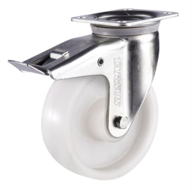 Heavy duty swivel castor with brake 125 mm nylon 400 kg - TARSUS