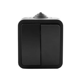 Surface-mounted switch - series - Black