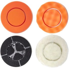 Twin Brush polijstpads set2x foam pad en 1x wol pad BATAVIA