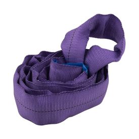 Rondstrop 1 ton, paars, 1 meter, eindloze hijsband - TRAILERGEAR 