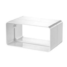 Ventilation duct flat 220x54 mm duct connector
