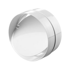 Ventilation tube Ø 100 mm connector with non-return valve