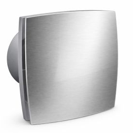 Bathroom fan humidity sensor/timer 150 mm aluminium Silent
