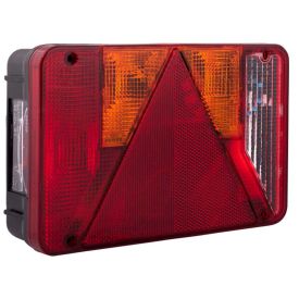 Multi-chamber rear light triangle right with cable