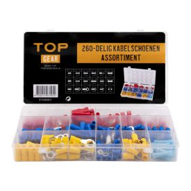 Cable lugs assortment 260 pieces TOPGEAR