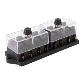 Fuse box for 8 fuses