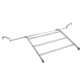 Aluminium hinged grid for black-granite-look sink