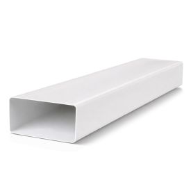 Ventilation duct flat 220x90 mm 100 cm