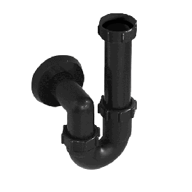 Siphon black for utility sinks