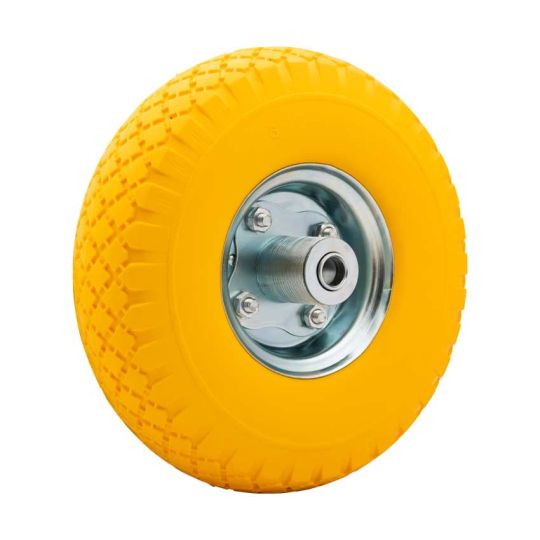 Hand truck wheel 3.00-4 anti-puncture PU (260x85) hub hole Ã˜ 16 mm