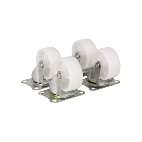 Castors 50 mm white - set of four