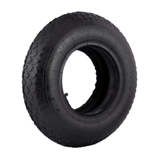 Inner tube and outer tube 4.00-8 block profile