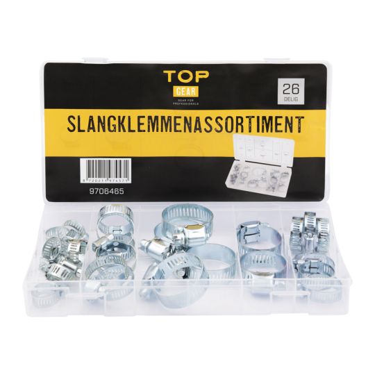 Hose clamps assortment 26-piece - TOPGEAR