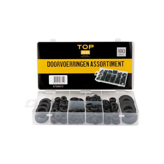 Grommet rings assortment 180 pieces TOPGEAR