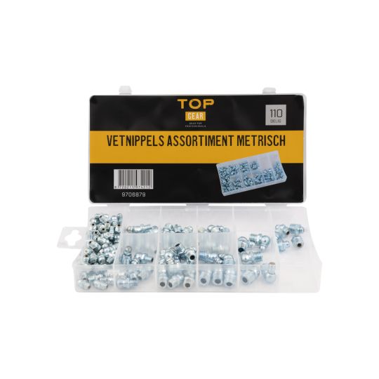 Grease nipples assortment metric 110-piece