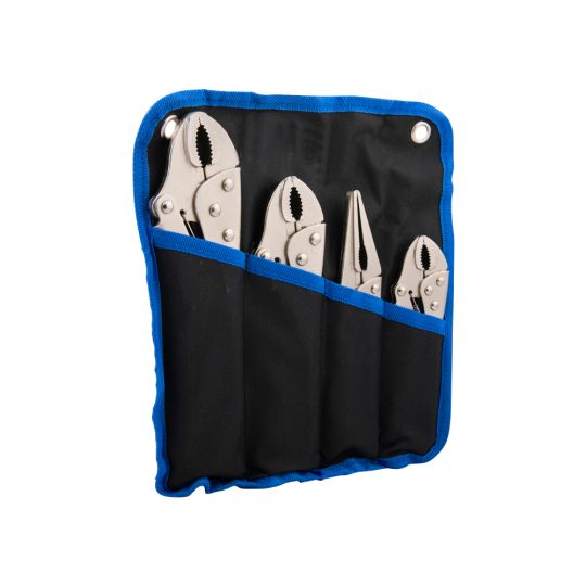 Locking pliers set 4-piece
