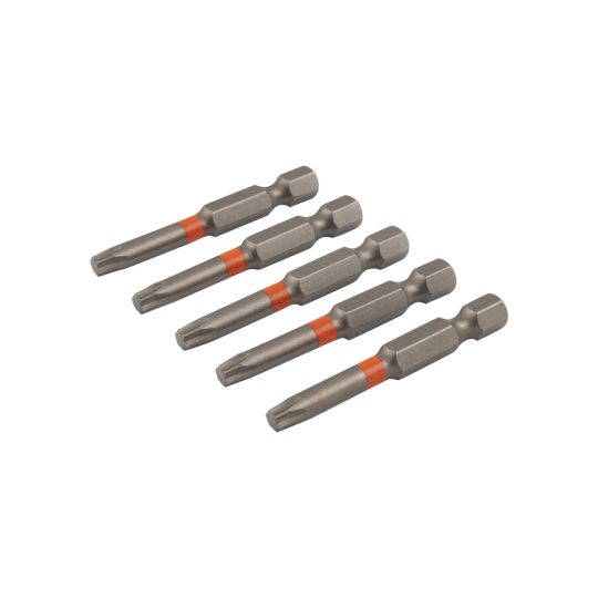Torx screw bit 50 mm TX-25 orange 5 pieces