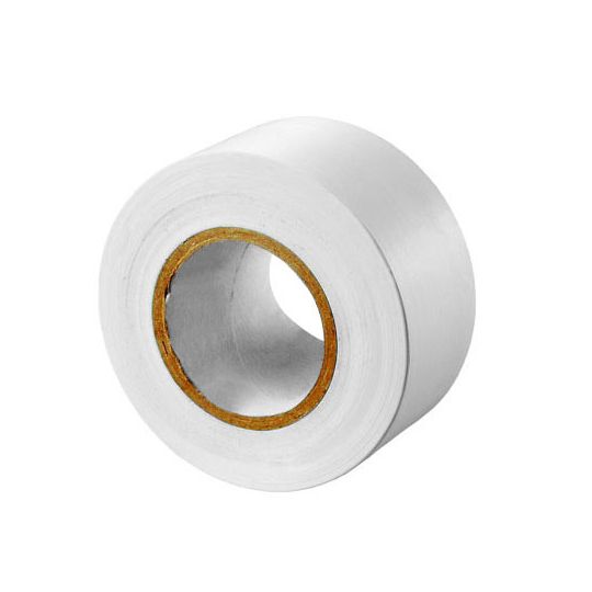 Sealing tape PVC white 50 mm x 10 m