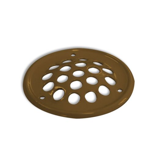 Furniture grid round steel gold-look Ø50 mm