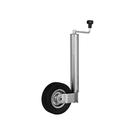 Jockey wheel 60 mm fixed - 220 x 60 mm steel rim - TRAILERGEAR