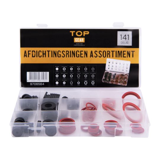 Sealing rings assortment 141 pieces - TOPGEAR