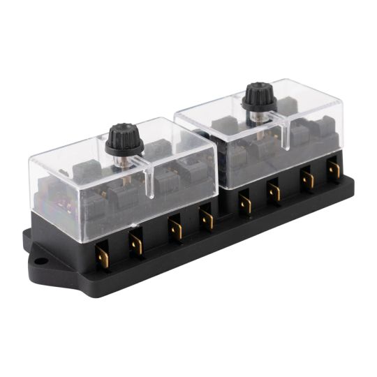 Fuse box for 8 fuses