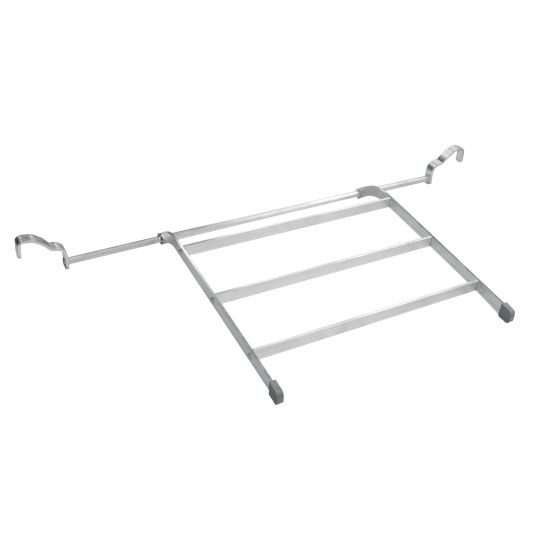 Aluminium hinged grid for black-granite-look sink