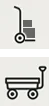 Set 2x hand truck wheel 3.00-4 pneumatic tire (260x85)