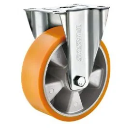 Heavy duty fixed castor 200 mm PU 800 kg - TARSUS