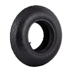 Inner tube and outer tube 4.00-8 block profile