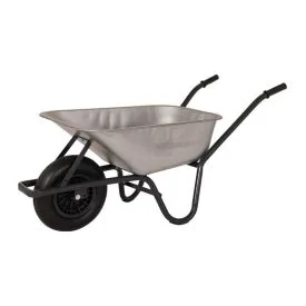 Wheelbarrow galvanized container 85 liters