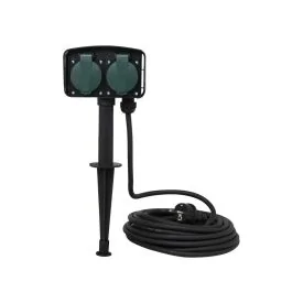 Garden socket with spike 10 m