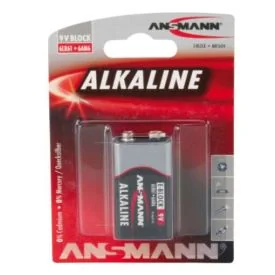 Alkaline battery 9 volts.