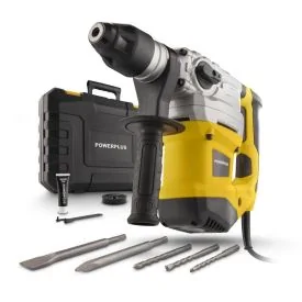 POWERPLUS Boorhamer 1500W - 5 acc.