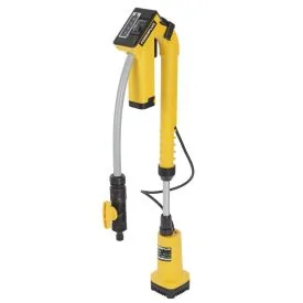 POWERPLUS Regentonpomp 12V - incl. 1 batterij en lader