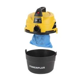 POWERPLUS STOFZUIGER NAT/DROOG 750W 4L