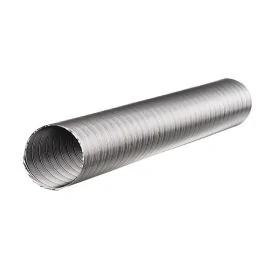 Semi rigid aluminium flexible hose Ø 150 mm 2.5 m