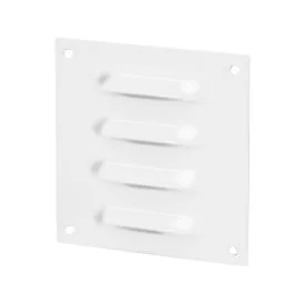 Ventilation grille aluminium 70x70 mm white