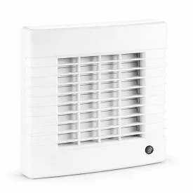 Fan Louvre Ø100mm with humidity sensor + timer