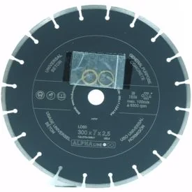 Diamond saw blade 300x7x2.5x25.4