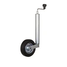 Jockey wheel 48 mm steel rim - TRAILERGEAR