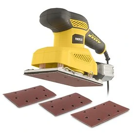 POWERPLUS Vlakschuurmachine 260W - 6 acc.